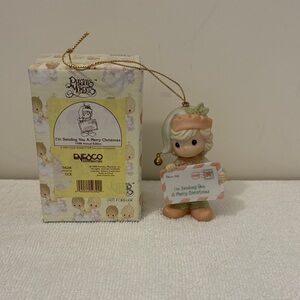 Enesco Precious Moments Ornament. I’m sending you a merry Christmas.